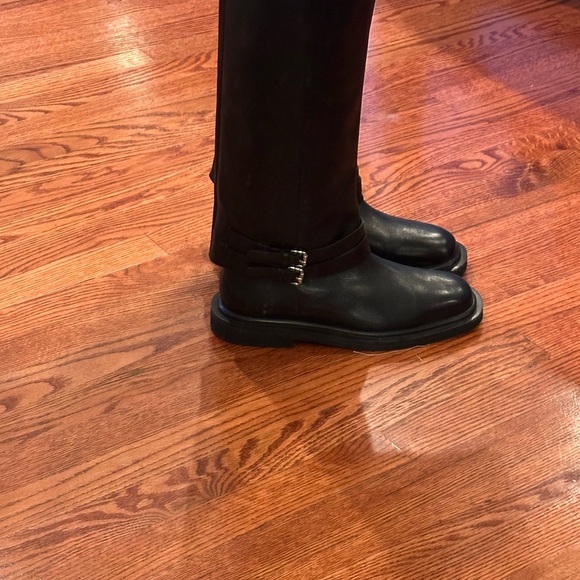 Free People Shoes - Free People Black Combat & Moto Boots